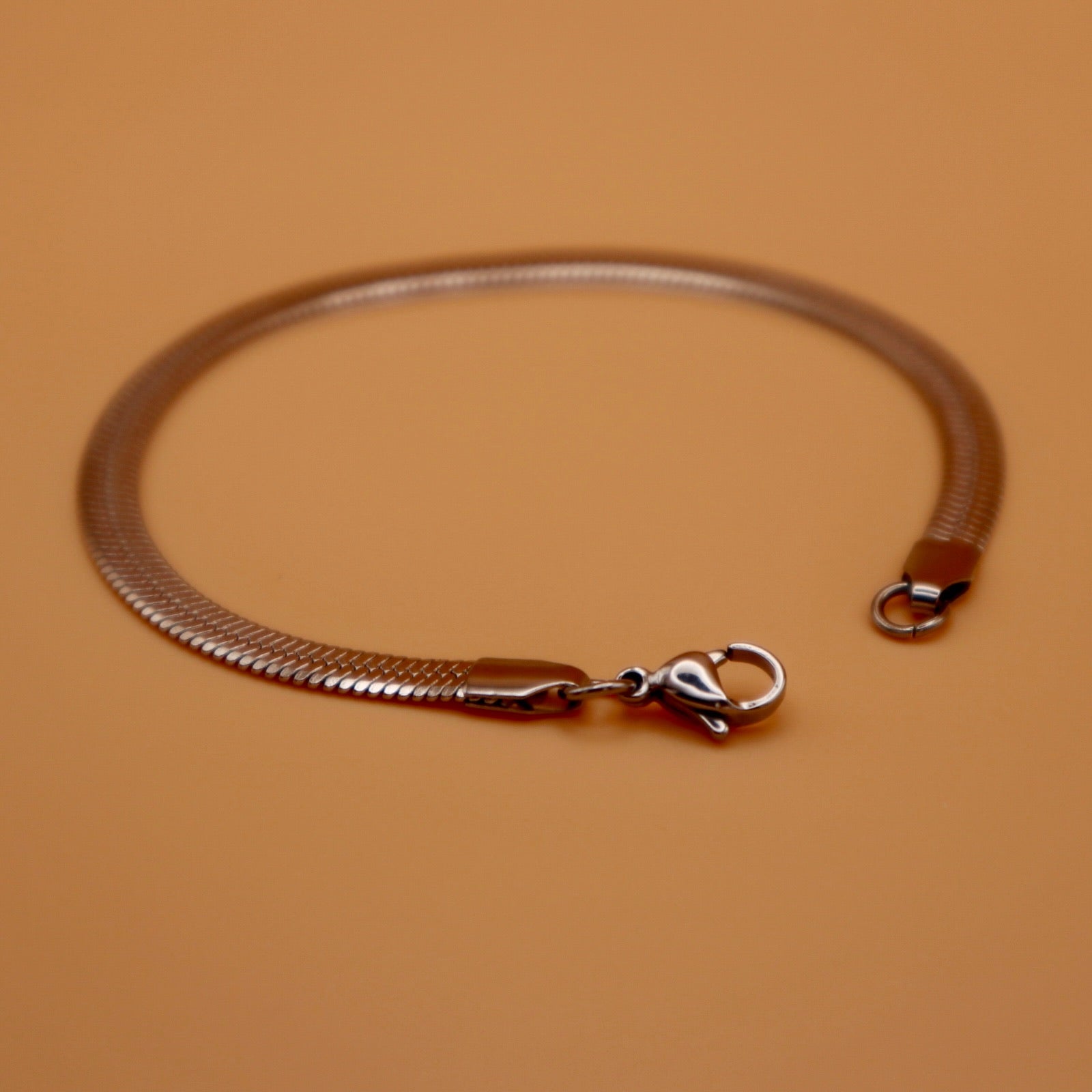 Snake Chain Bracelet in Silver