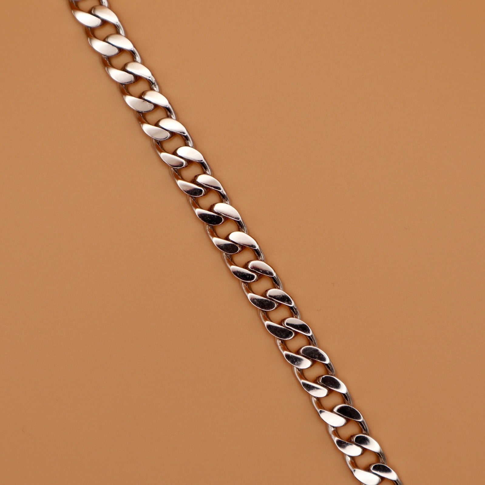 Sterling Silver Cuban Link Bracelet (7mm)